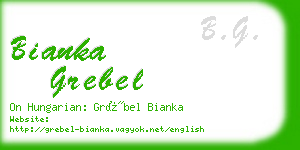 bianka grebel business card